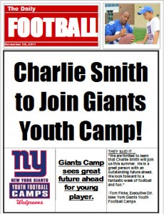 Camp Gift, Headline News New York Giants Camp Gift, Headline News New York Giants