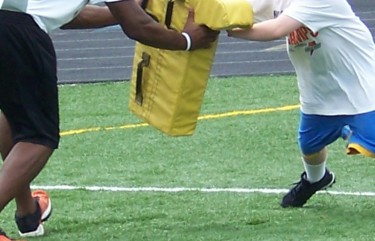 Chicago Bears Youth Camp Lineman Drill