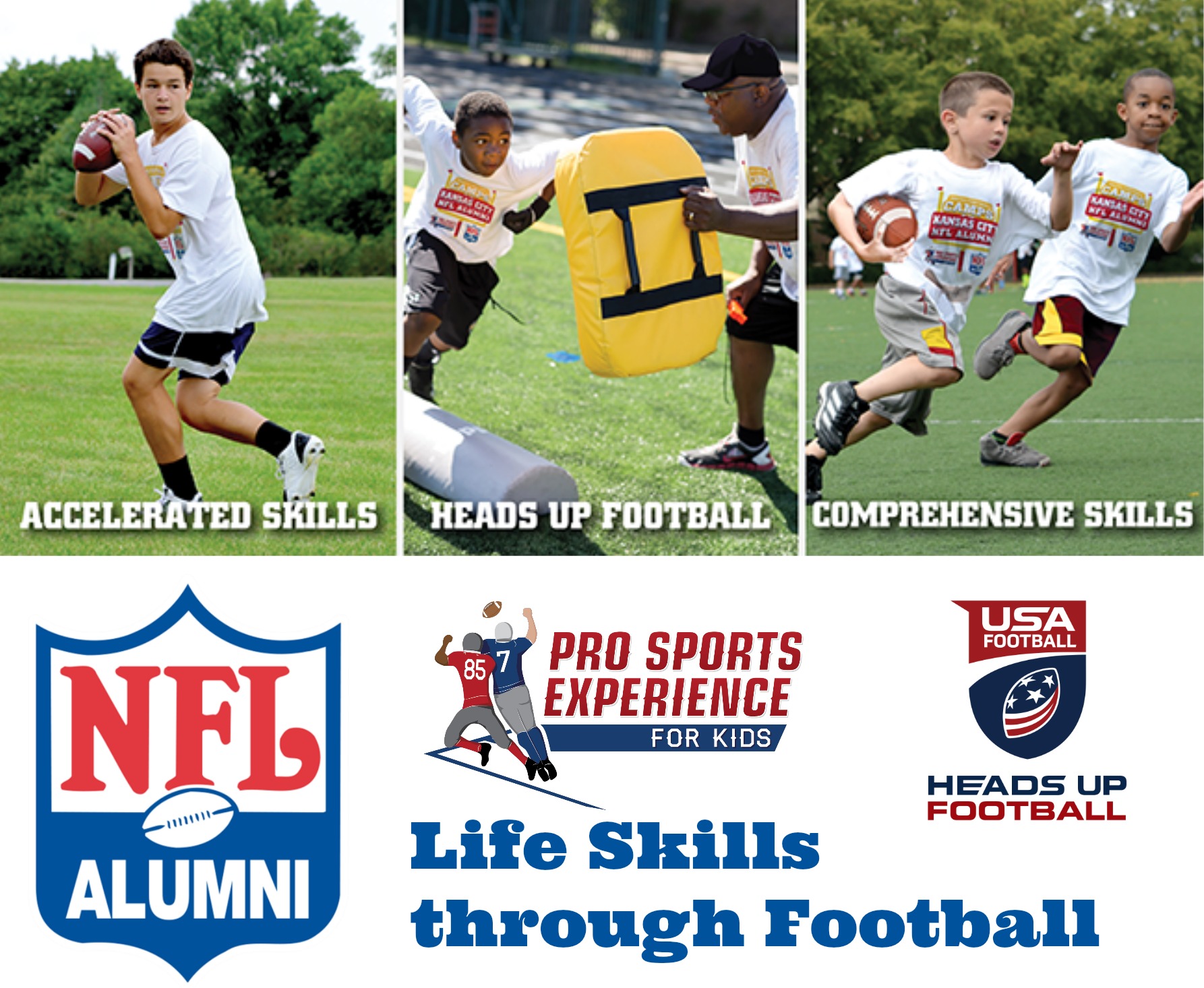 Kansas City NFL Alumni Hero Youth Football Camps Pro Sports Experience