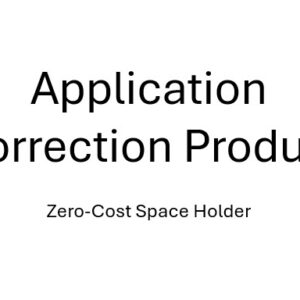 25 @ Application Correction