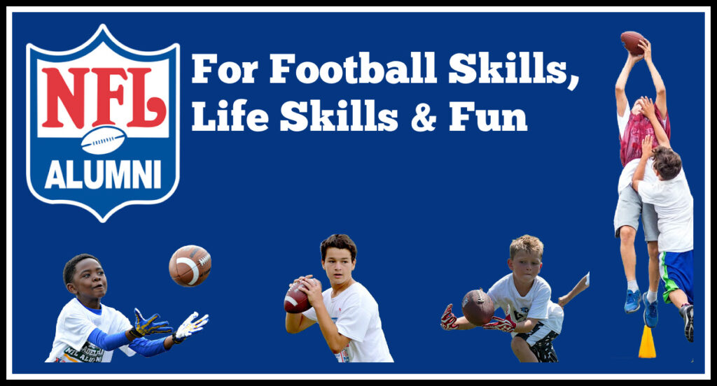 NFL Alumni Youth Football Camps for Football Skills, Life Skills and Fun!